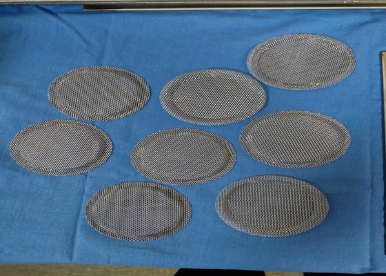 Micro- Rang Gesinterde Draad Mesh Disc Without Edged Filtering