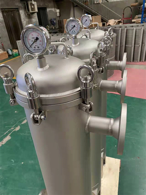 Waterbehandeling 316 de Eenheid van de de Filterhuisvesting van de Roestvrij staalzak 10um