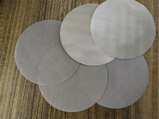 Drogend Roestvrij staal Mesh Filter Discs Ss 304 75 Micron