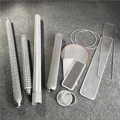 10“ Lengte 65 Micron Rate Steel Filter Candle Pleated